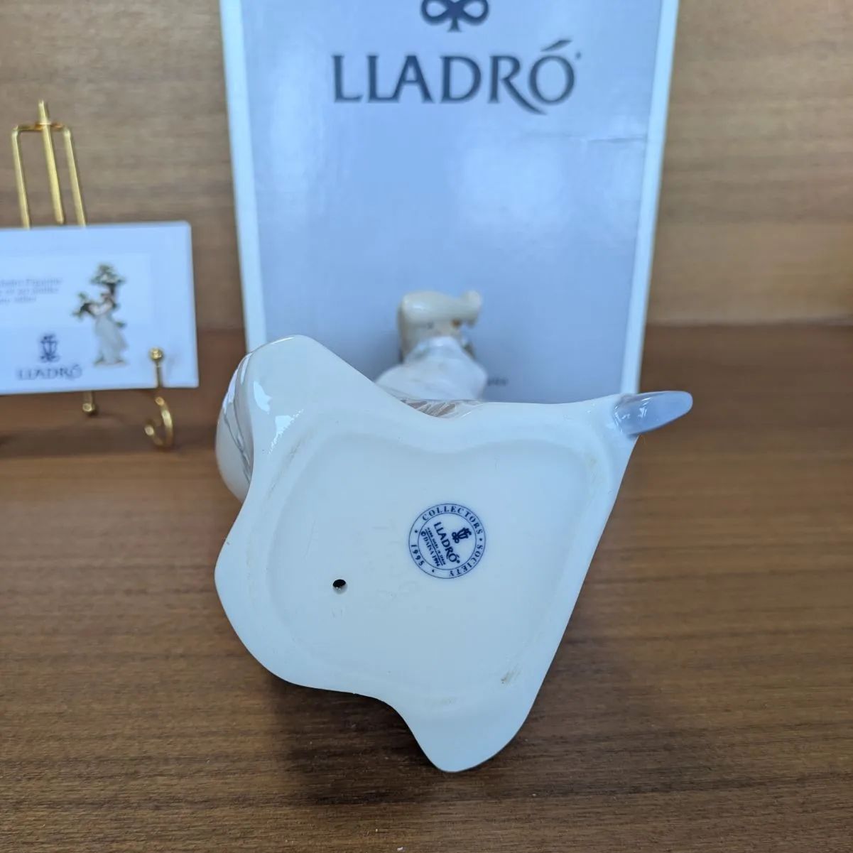 専用箱付属 リヤドロ 7636 LLADRO 春の光の中で 陶器 置物 極美