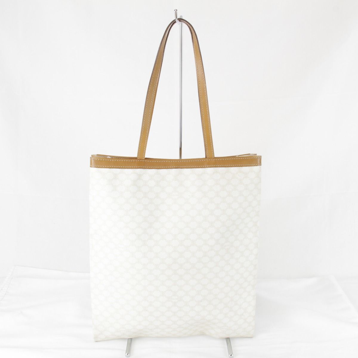 USED』CELINE【セリーヌ】 マカダム柄 トートバッグ キャンバス 