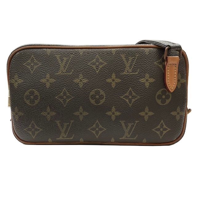 鑑定済 ルイヴィトン マルリーバンドリエール ショルダーバッグ モノグラム LOUIS VUITTON ルイヴィトン バッグ ポシェット・マルリーバンド