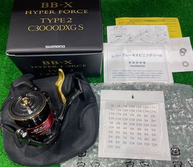 和塩 シマノ 25BB-Xハイパーフォース タイプ2 C3000DXG S 右 和歌山塩屋店 併売