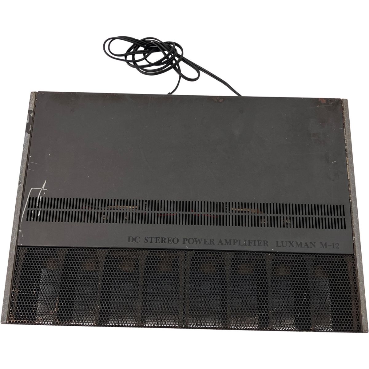 LUXMAN M-12 ステレオ パワーアンプ ラックスマン オーディオ 音響機器 Z10443740