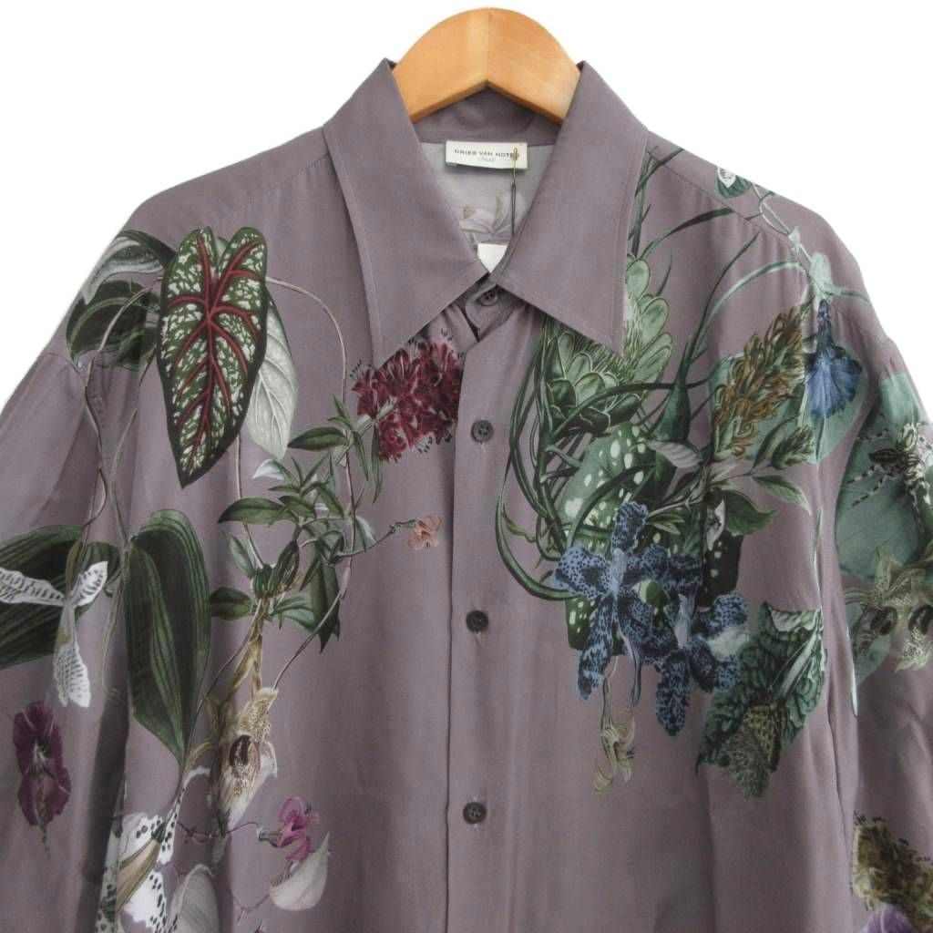 未使用 DRIES VAN NOTEN 25SS シャツ CASSIDYE M Cassidye Shirt in Blue