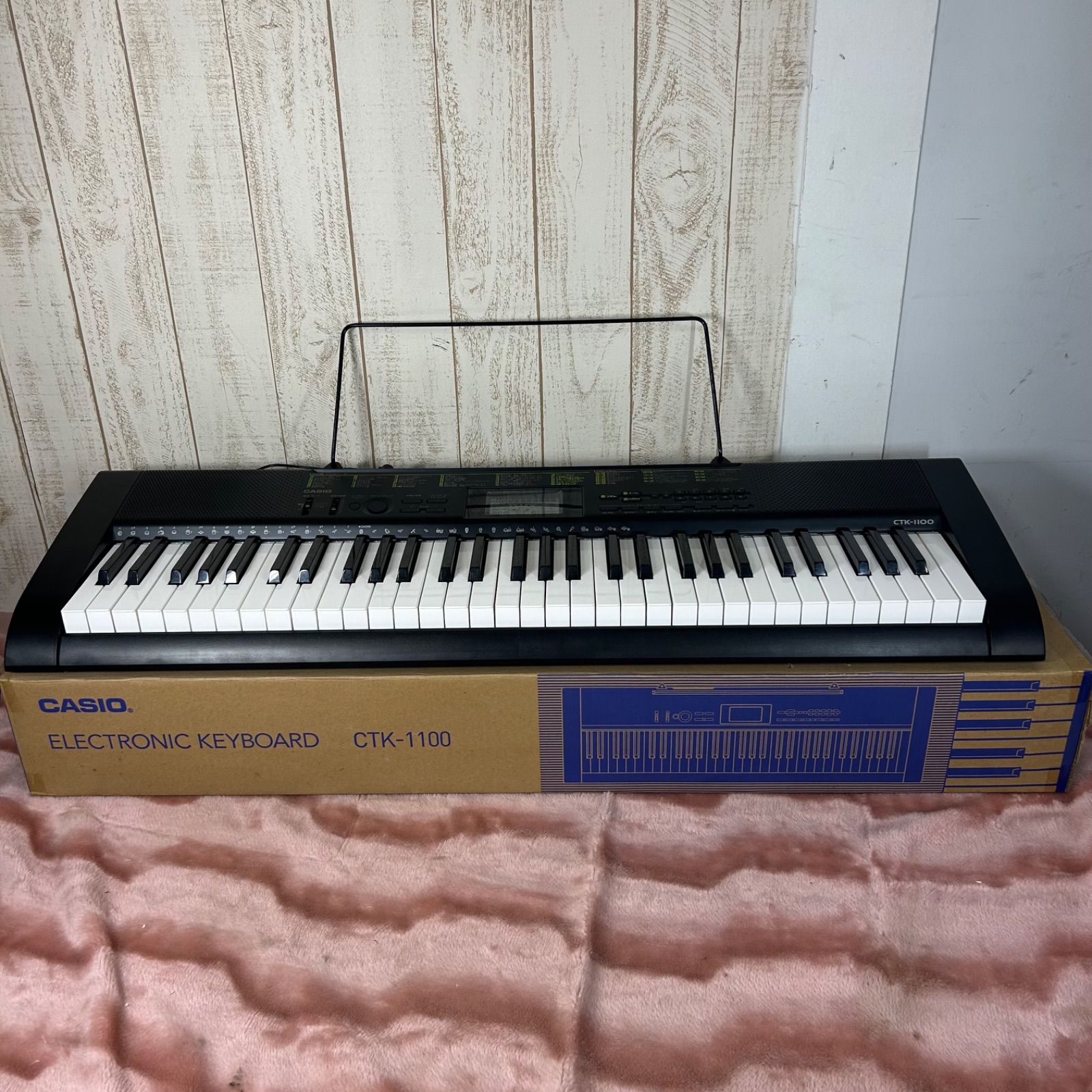 【美品】CASIO カシオ 電子ピアノ CTK-1100 ベーシックキーボード Amazon | CASIO 電子 BASICキーボード 61鍵 5オクターブ(標準鍵
