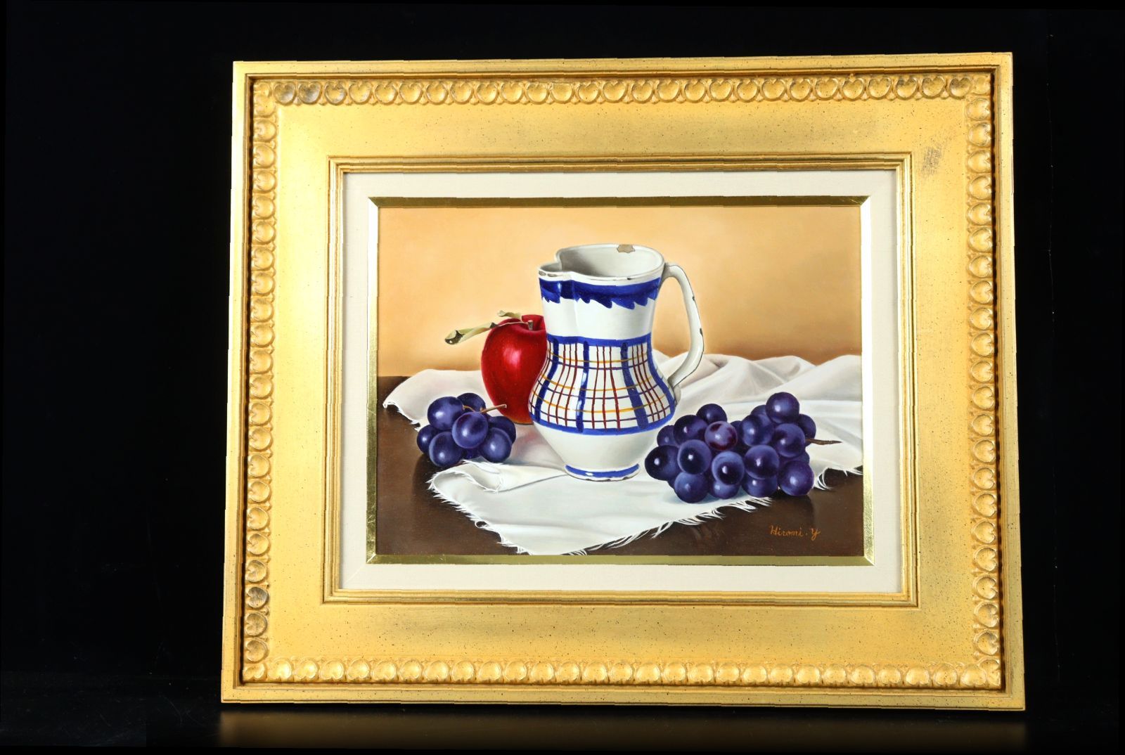 ☆猫 絵画 猫の絵描き 高橋行雄 SN1/10 額縁・送料込 ☆猫 絵画