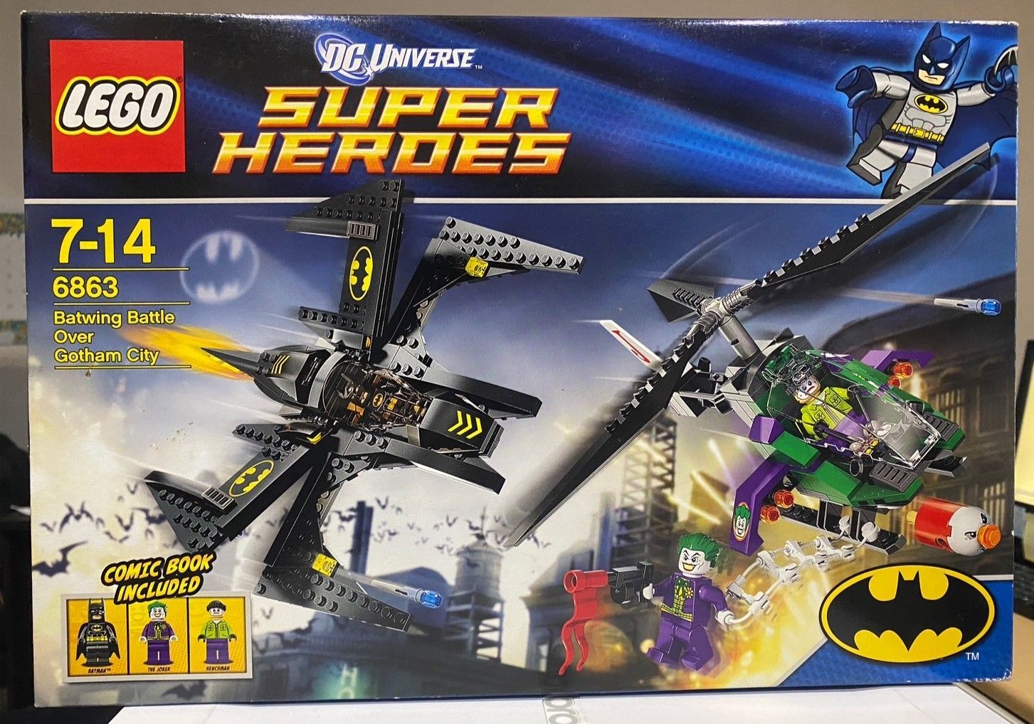 驚きの破格値，お買い得 【未開封・未使用・廃盤】 LEGO 6863 レゴ スーパー・ヒーローズ バットウィング ゴッサム・シティーでの空中戦 知育玩具