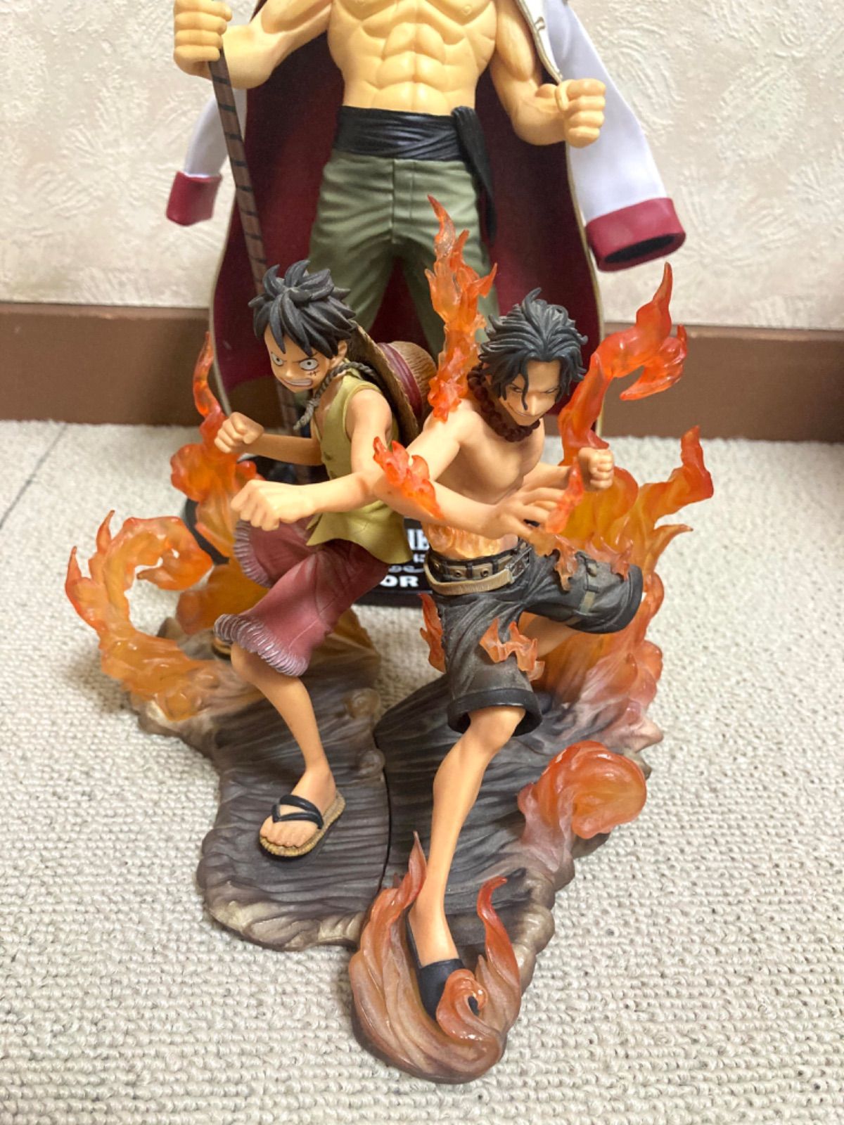 ONE PIECE ワンピース フィギュア 白ひげ ルフィ エース - メルカリ