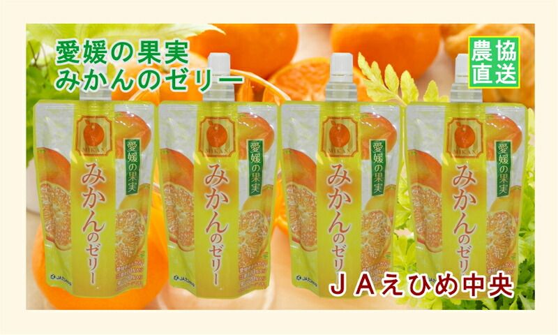 愛媛県の農協 JAえひめ中央 愛媛の果実 飲む みかんのゼリー みかんゼリー 150g 24個 送料無料【フルーツ 柑橘類 ジュース ギフト】  メルカリ