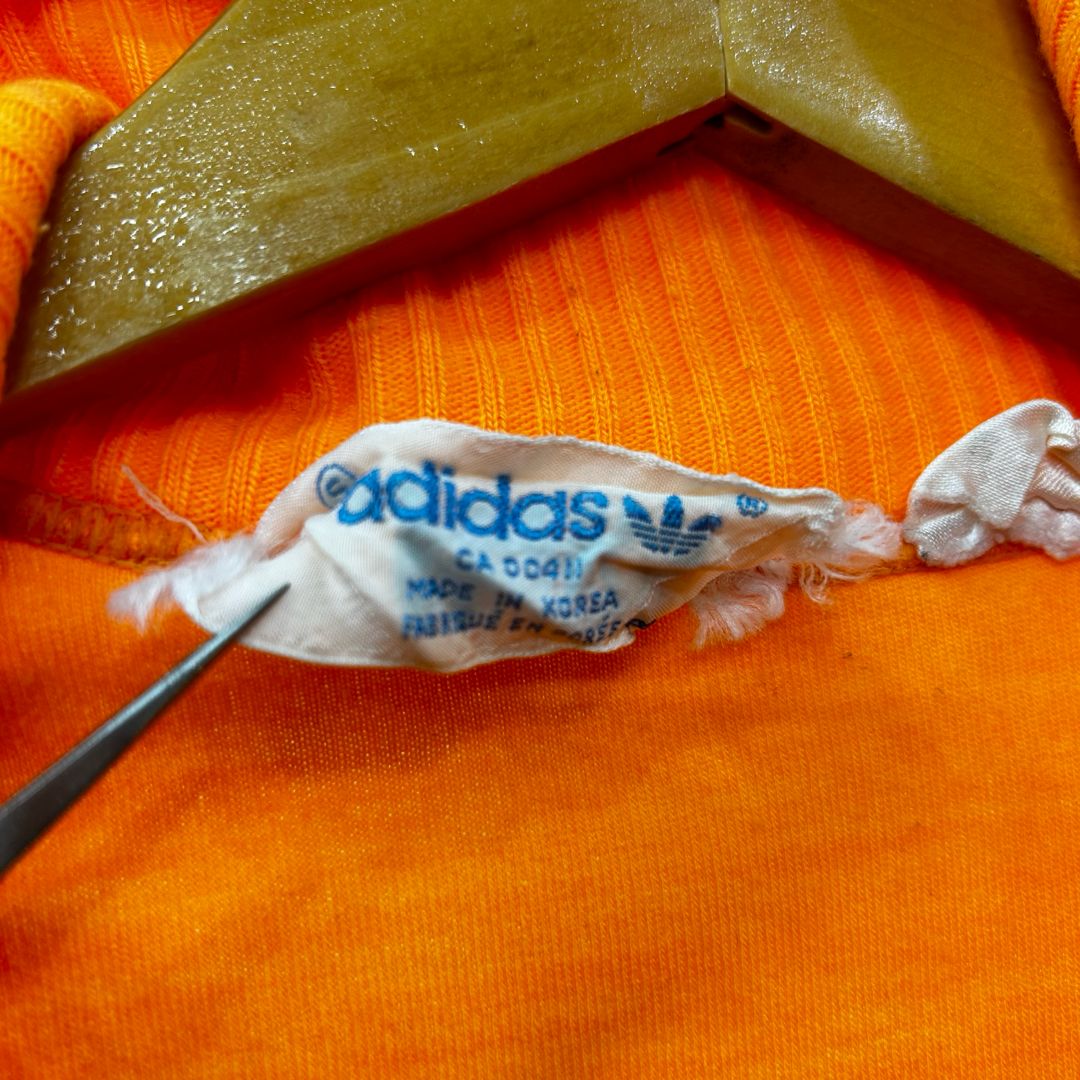 adidas 80's Orange Color Vintage Track Jacket Korea 韓国製