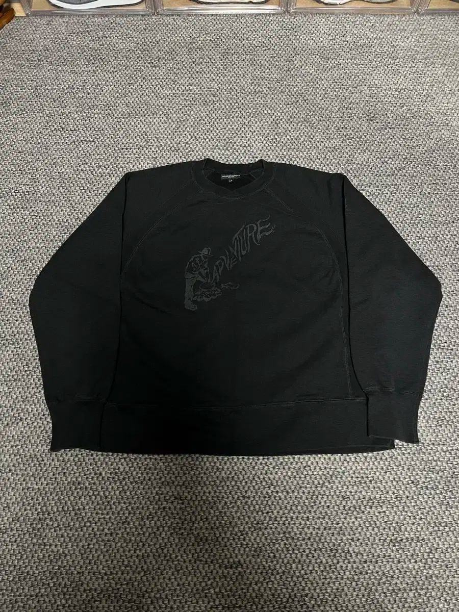ENGNIEERED GARMENTS(エンジニアドガーメンツ) スウェットシャツ 黒 L サイズ