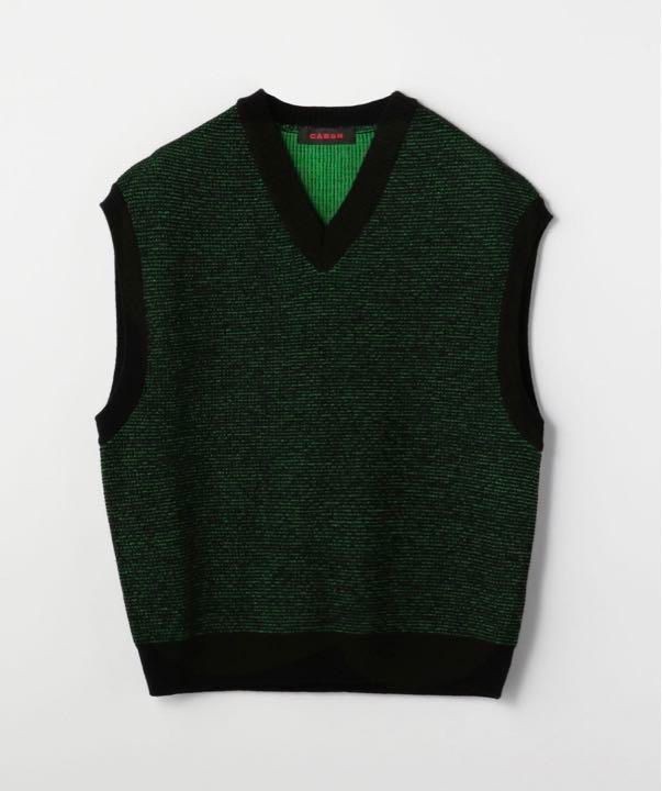 CABaN ニット Vネック ニットベスト カーディガン コート S キャバン