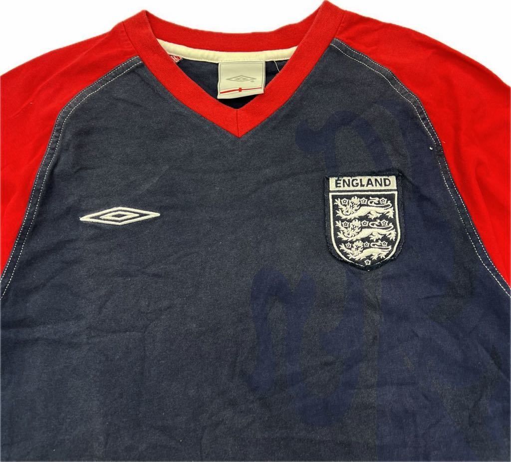umbro ☆ 人気◎ イングランド代表 チーム Tシャツ 半袖 ネイビー