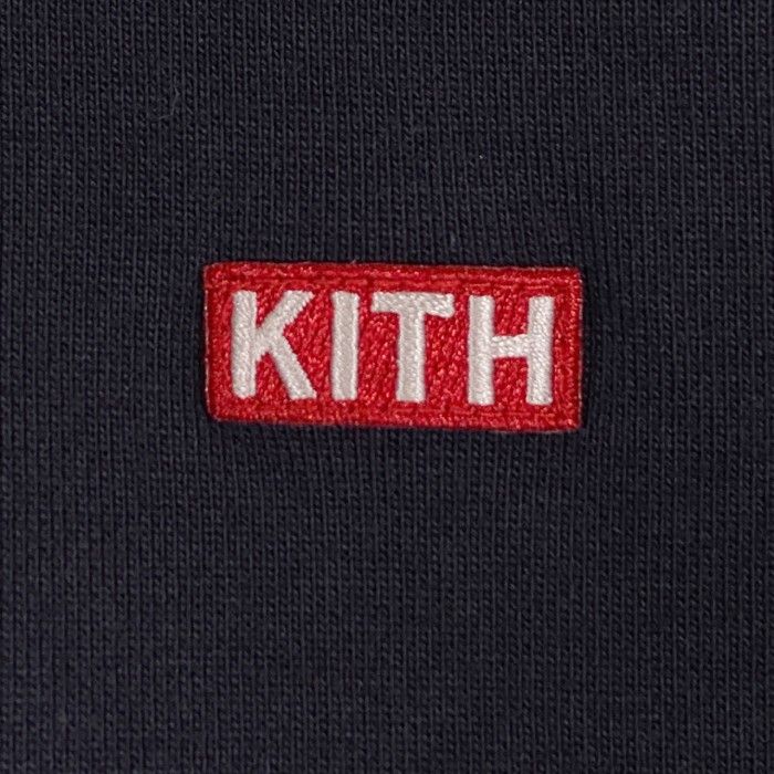 KITH キス スモールボックスロゴ プルオーバースウェットパーカー