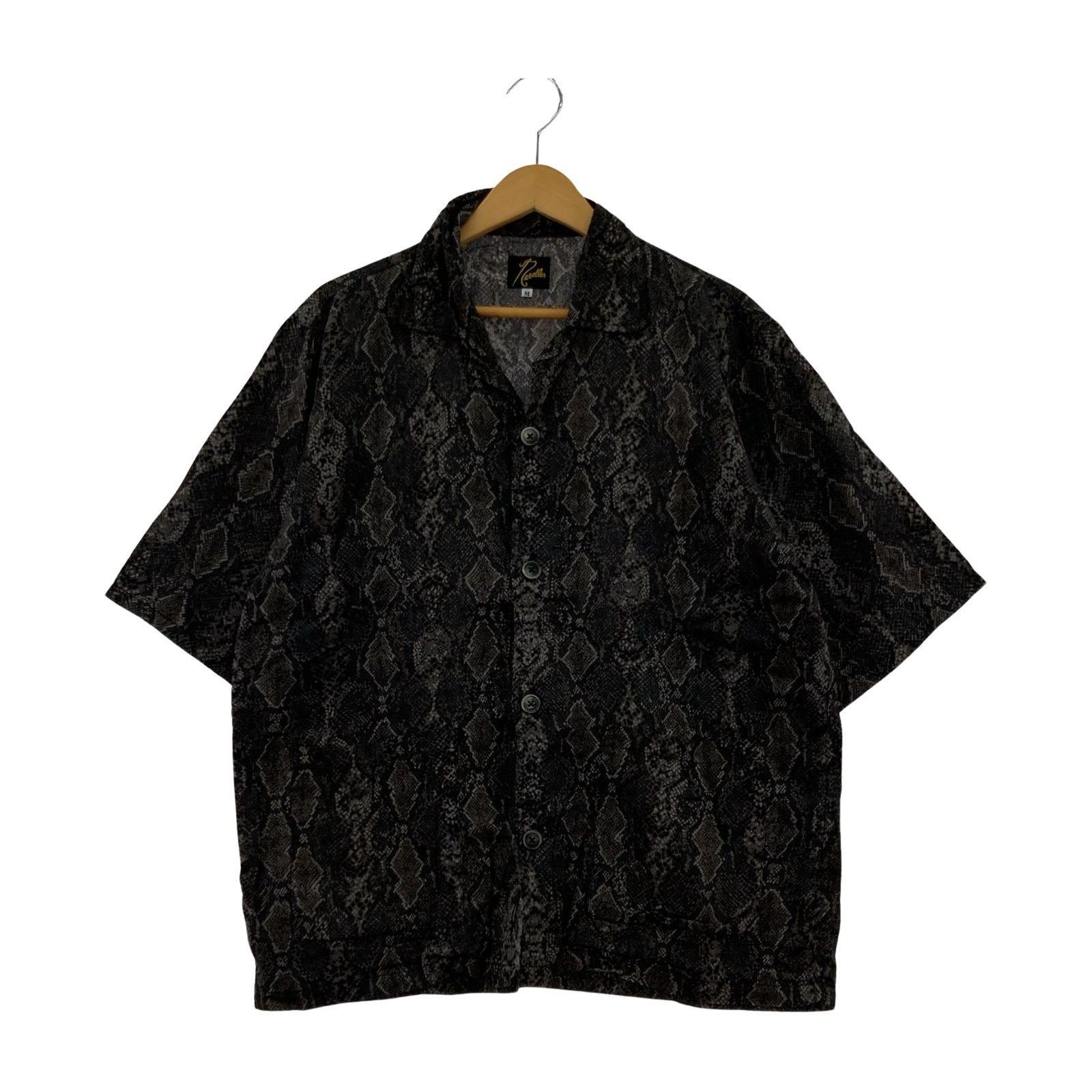 Needles/Cabana Shirt/Python Pt/M/グレー - メルカリ