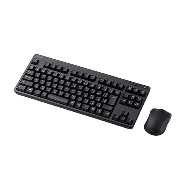 エレコム 無線キーボード＆マウス/メンブレン式/コンパクトサイズ/ブラック TK