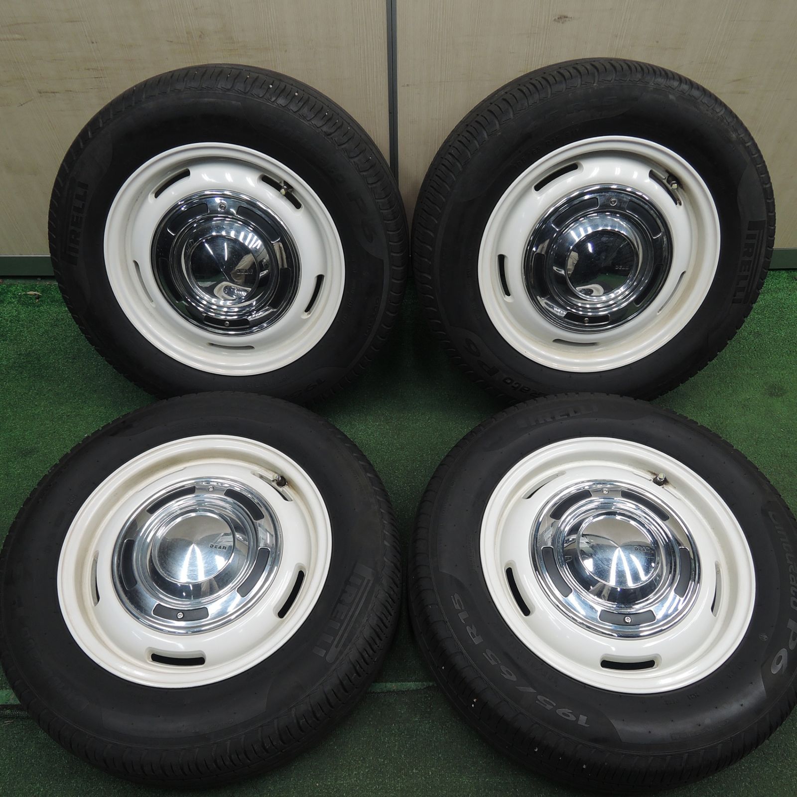 送料無料* 4本価格！21年☆ルノー 等 CRIMSON DEAN 195/65R15 ピレリ 