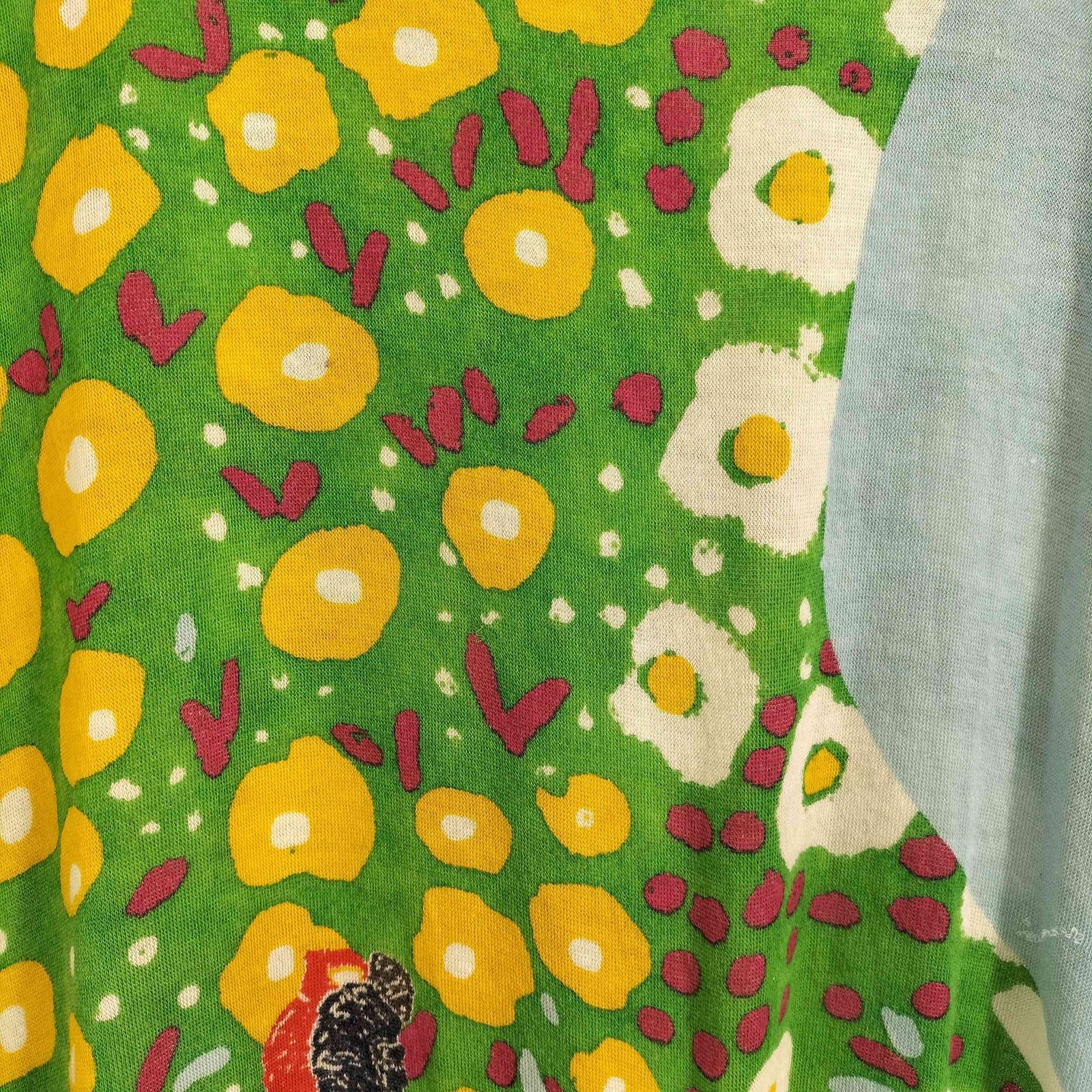 ツモリチサト TSUMORI CHISATO フロントポケット 総柄ワンピース