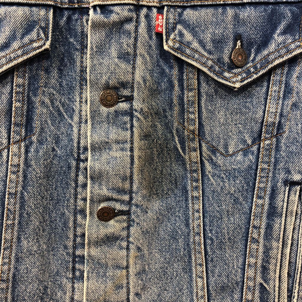80年代 USA製 Levi's リーバイス 71506 デニム トラッカー