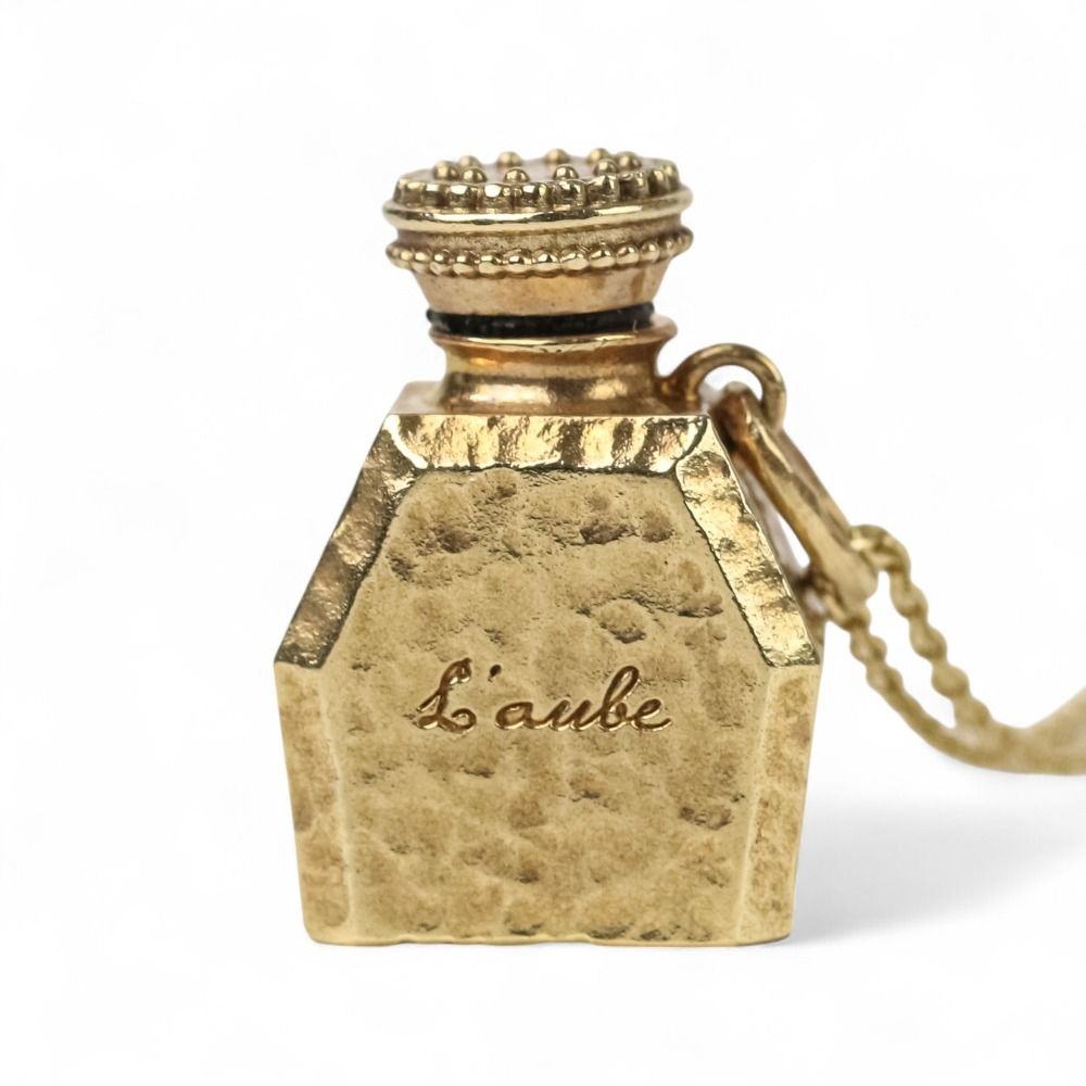 美品 SIENA ROSE シエナロゼ K10 Laube ローブ 香水瓶 チャーム