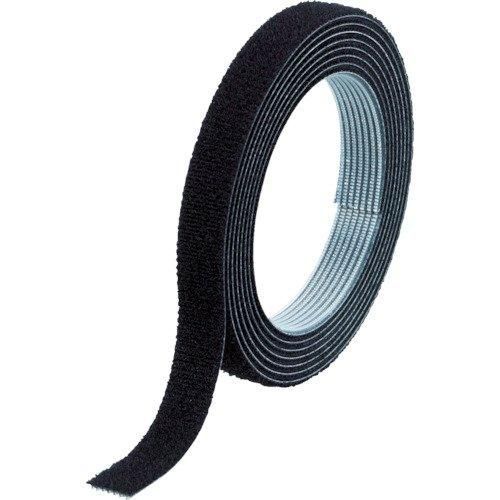 TRUSCO トラスコ マジックバンド結束テープ 両面 20mm×10m 黒 MKT-20100-BK