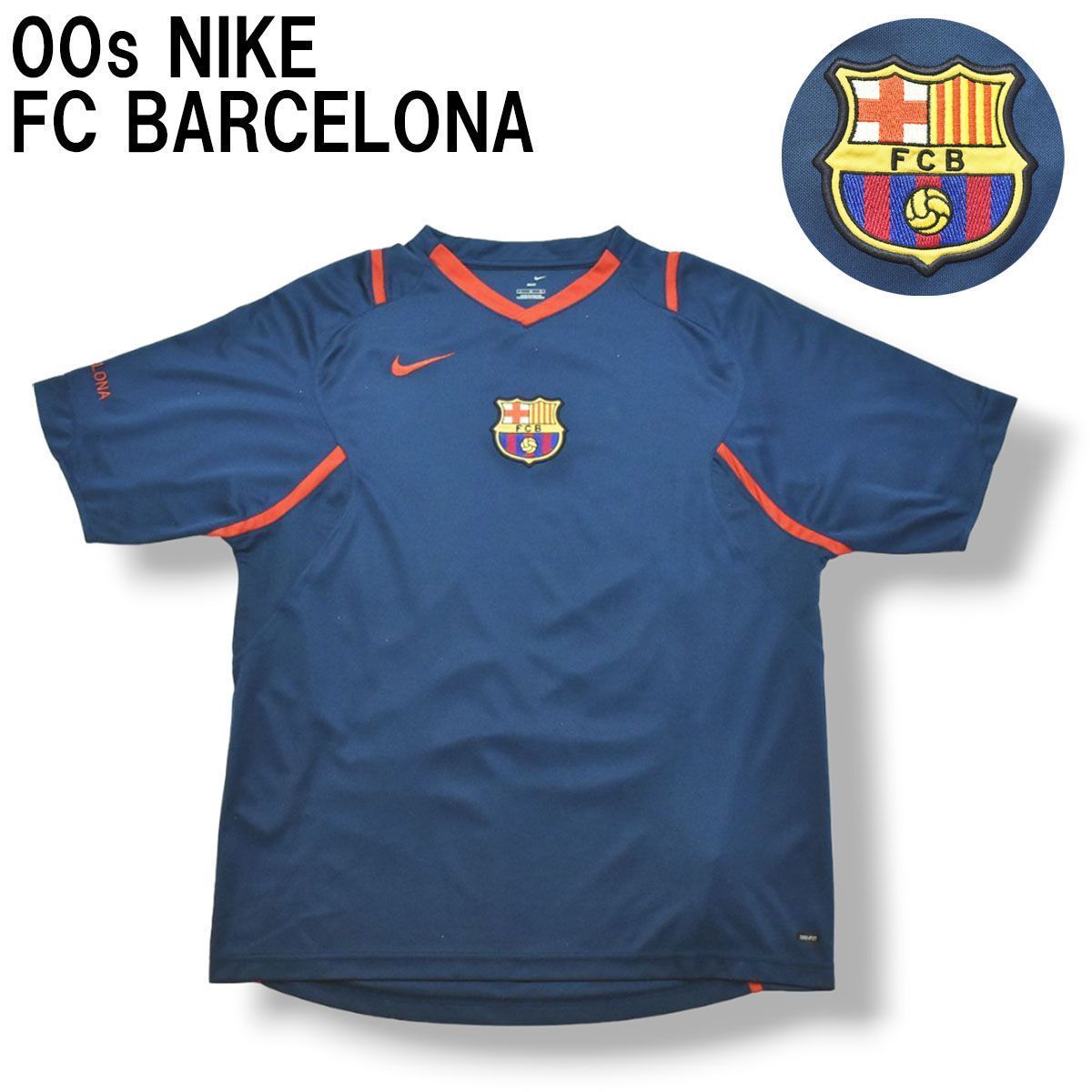 00s NIKE FCバルセロナ トレーニングシャツ