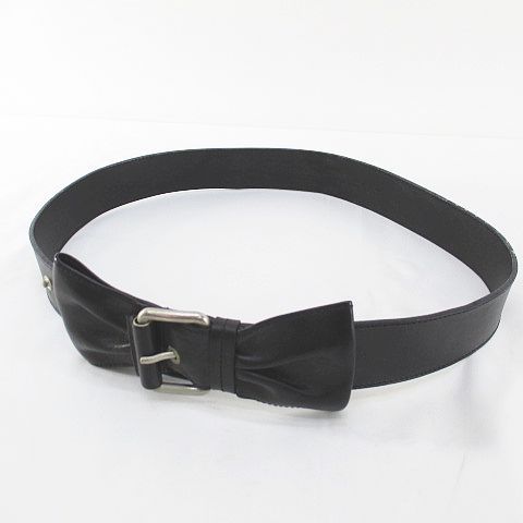 希少 美品 モスキーノ マクドナルド レザー ベルト MOSCHINO イタリア モスキーノチープアンドシック MOSCHINO CHEAP AND CHIC ベルト