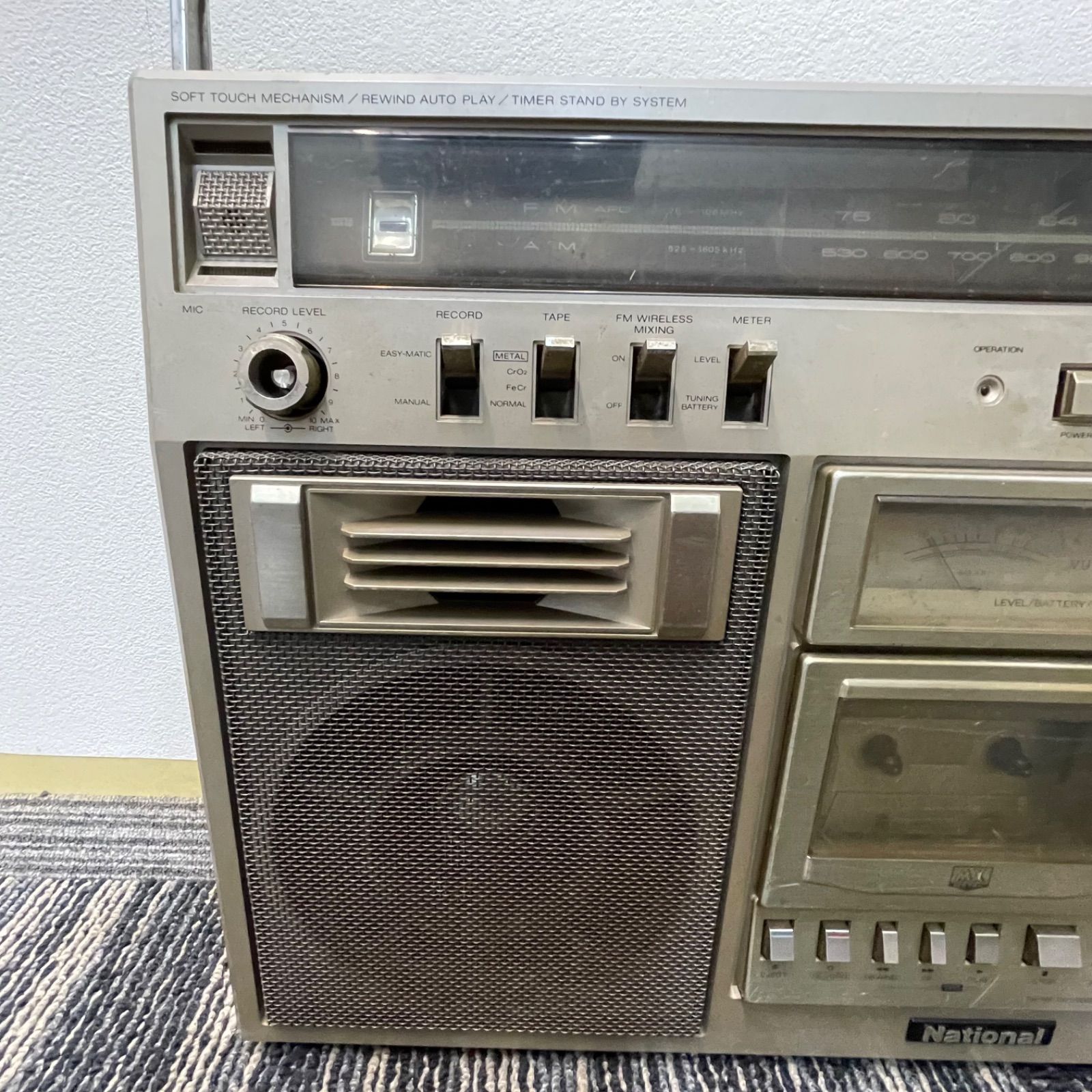 NPA】National RX-5600 ラジカセ 昭和 ナショナル 大型ラジカセ