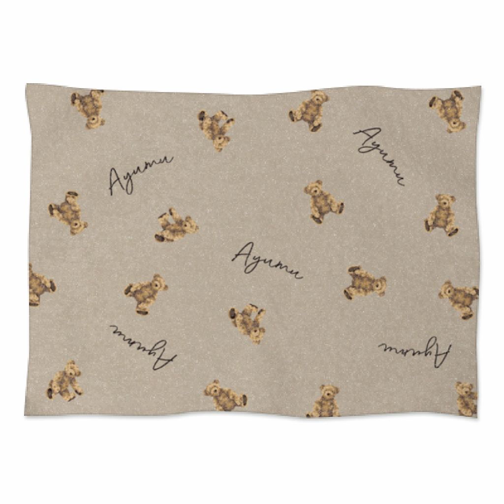 限定セール,正規品 Blanket/大きめTeddy bear(全7色)/名入れブランケット/出産祝い/名入れ/ブランケット