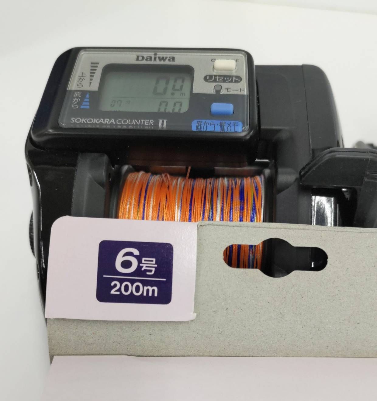 美品　ダイワ　Daiwa タナセンサー　X350 カウンター　PEライン付き 直販一掃 美品 ダイワ Daiwa タナセンサー X350 カウンター PE