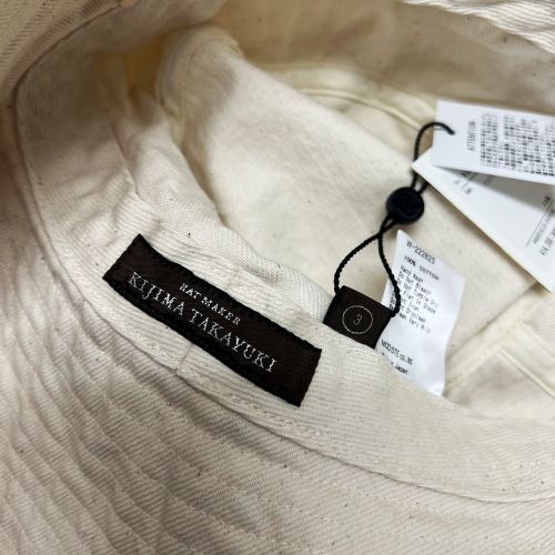 KIJIMA TAKAYUKI キジマタカユキ W-222625 ORGANIC DENIM BUCKET HAT
