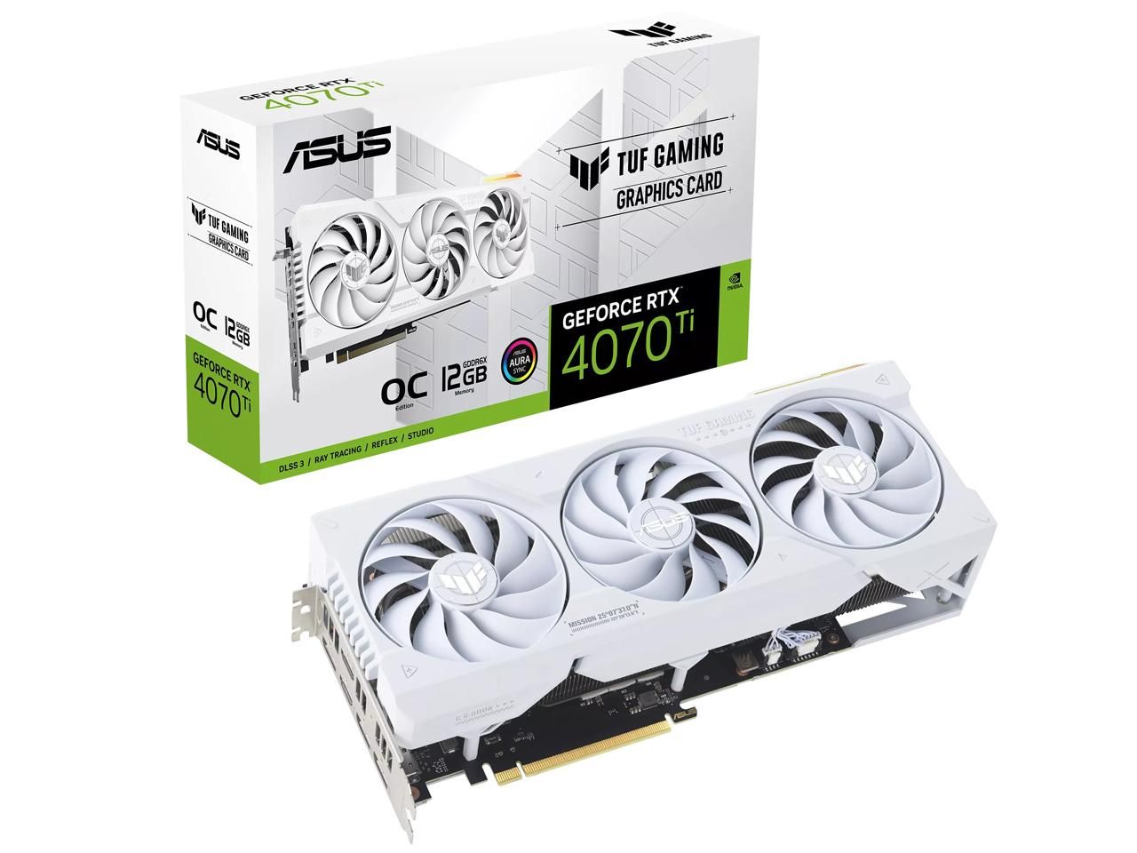 【新品・4営業日で発送】ASUS エイスース TUF RTX4070TI O12G WHITE GAMING