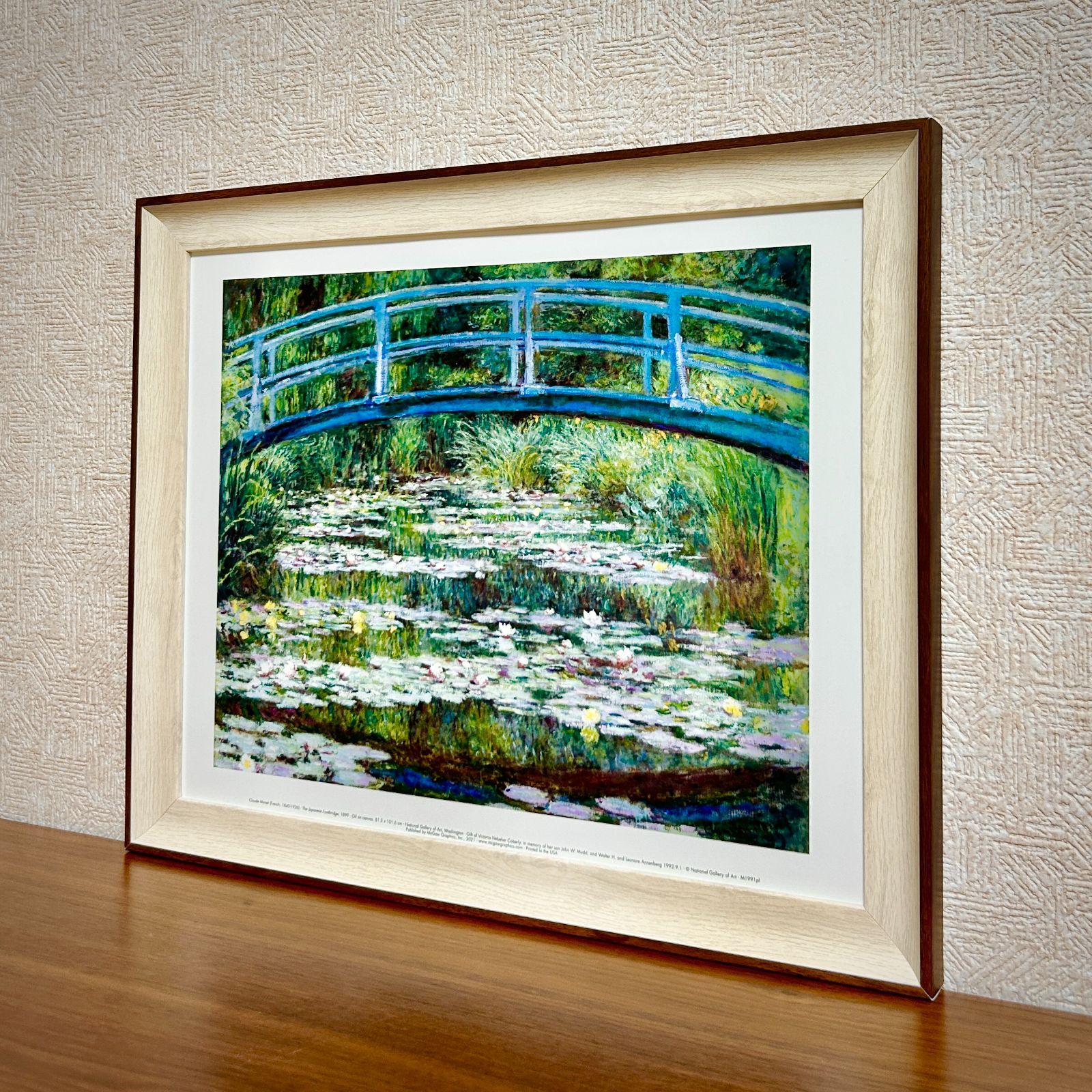 新品☆額縁付アートポスター☆クロード・モネ☆Claude Monet☆JAPANESE