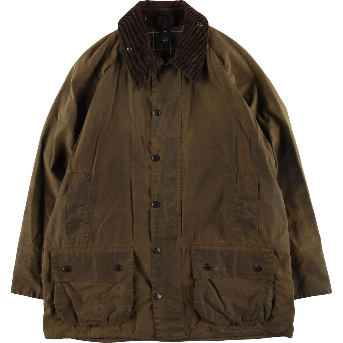 古着 バブアー Barbour CLASSIC BEAUFORT クラシックビューフォート 3ワラント オイルド ハンティングジャケット 英国製 C46/evb005406