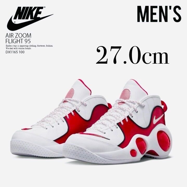 新品】NIKE ナイキ AIR ZOOM FLIGHT 95 TRUE RED エアズームフライト95 ...