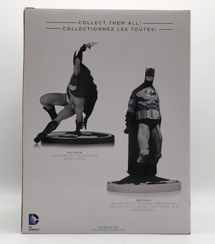 【中古】開封 DCコレクティブルズ バットマン ブラック＆ホワイト スタチュー：デイビット・マッツッケッリ 2nd エディション[17][240017702182] 中古】開封 DCコレクティブルズ バットマン ブラック＆ホワイト
