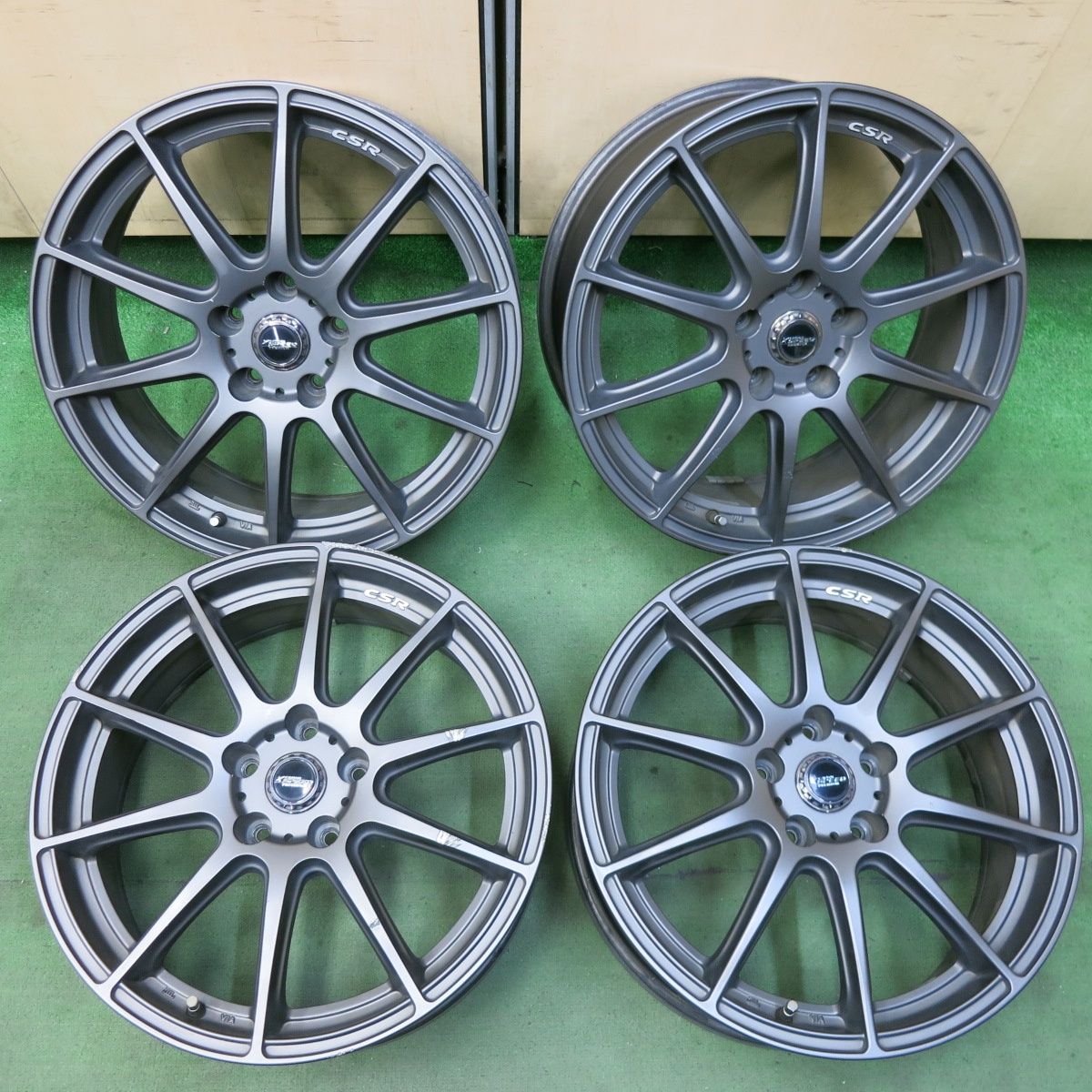 4本価格 X CROSS SPEED PREMIUM クロススピード 18インチ ホイール 18×7J PCD114.3|5H 5051310SYホ
