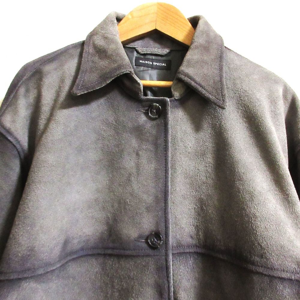 良品 24AW MAISON SPECIAL メゾンスペシャル Real Suede Oversized  