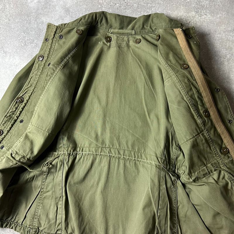 M51 フィールドジャケット M アメリカUSA軍 放出品 ARMY 50s 緑 50s 52年製 US ARMY 米軍実物 M-51 フィールド ジャケット S-R