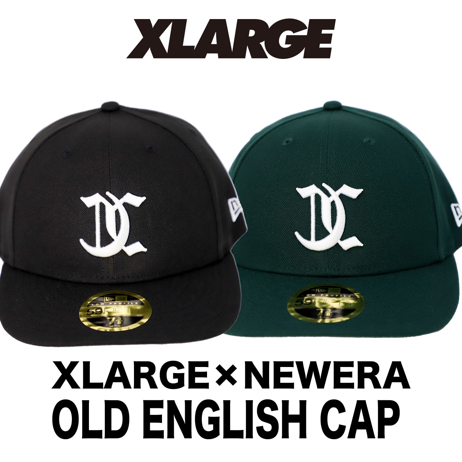 XLARGE（エクストララージ）NEWERAコラボCAP OLD ENGLISH CAP