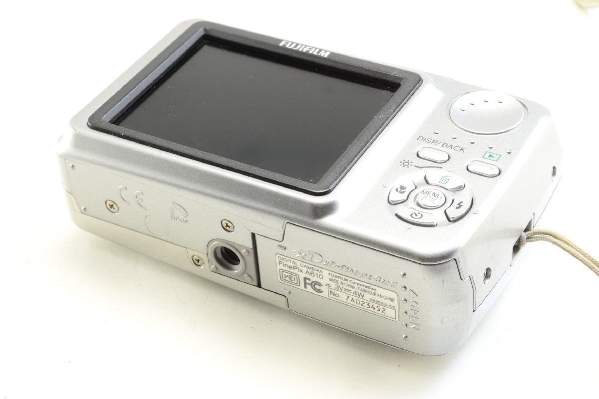 【動作確認済み】FUJIFILM FINEPIX A610 単3電池 並品】FUJIFILM FinePix A610 / 単三電池駆動 - メルカリ