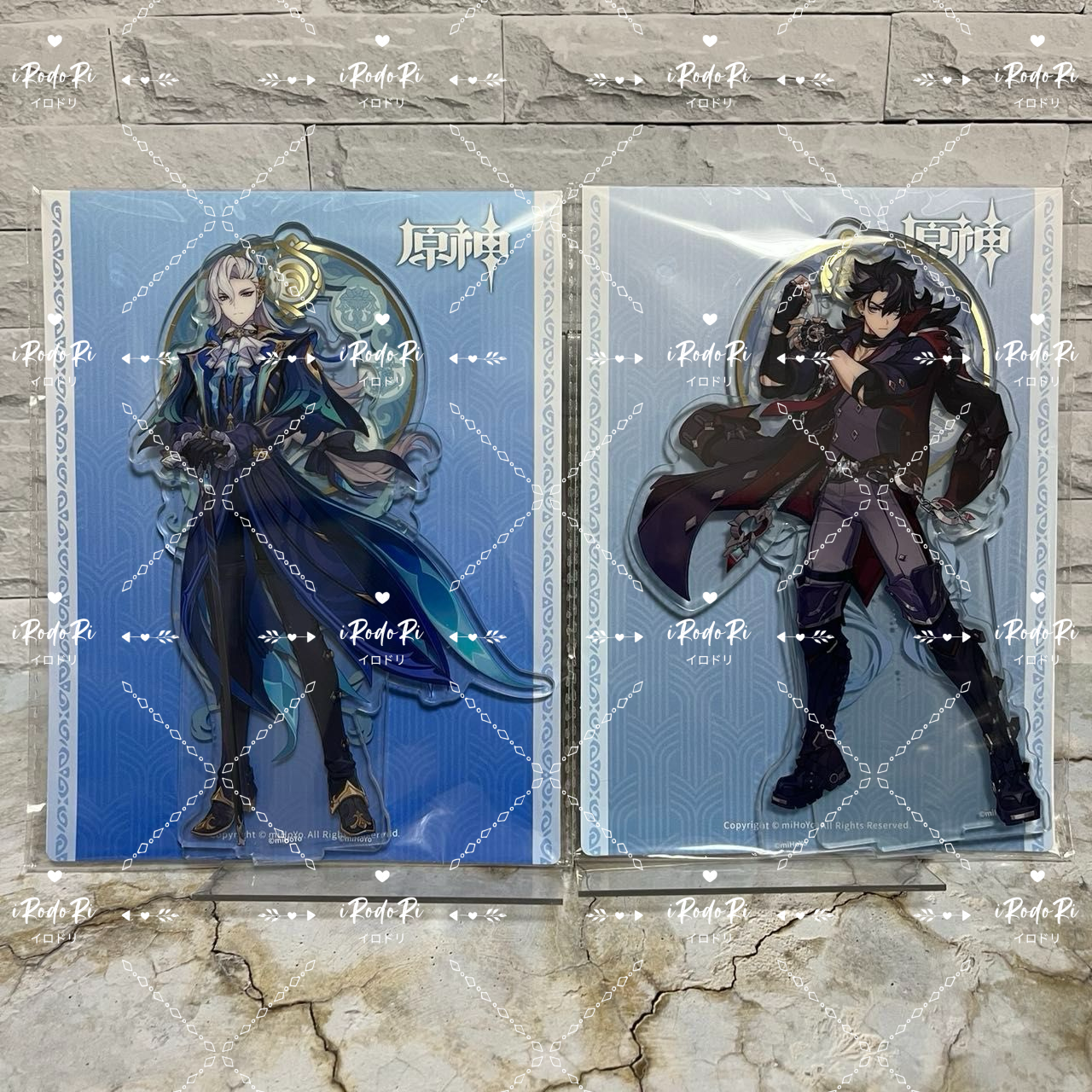 原神・公式　アクリルスタンド（フォンテーヌ城）リネ　リネット　フレミネ　ヌヴィレット　リオセスリ　シャルロット　フリーナ　シュヴルーズ　ナヴィア