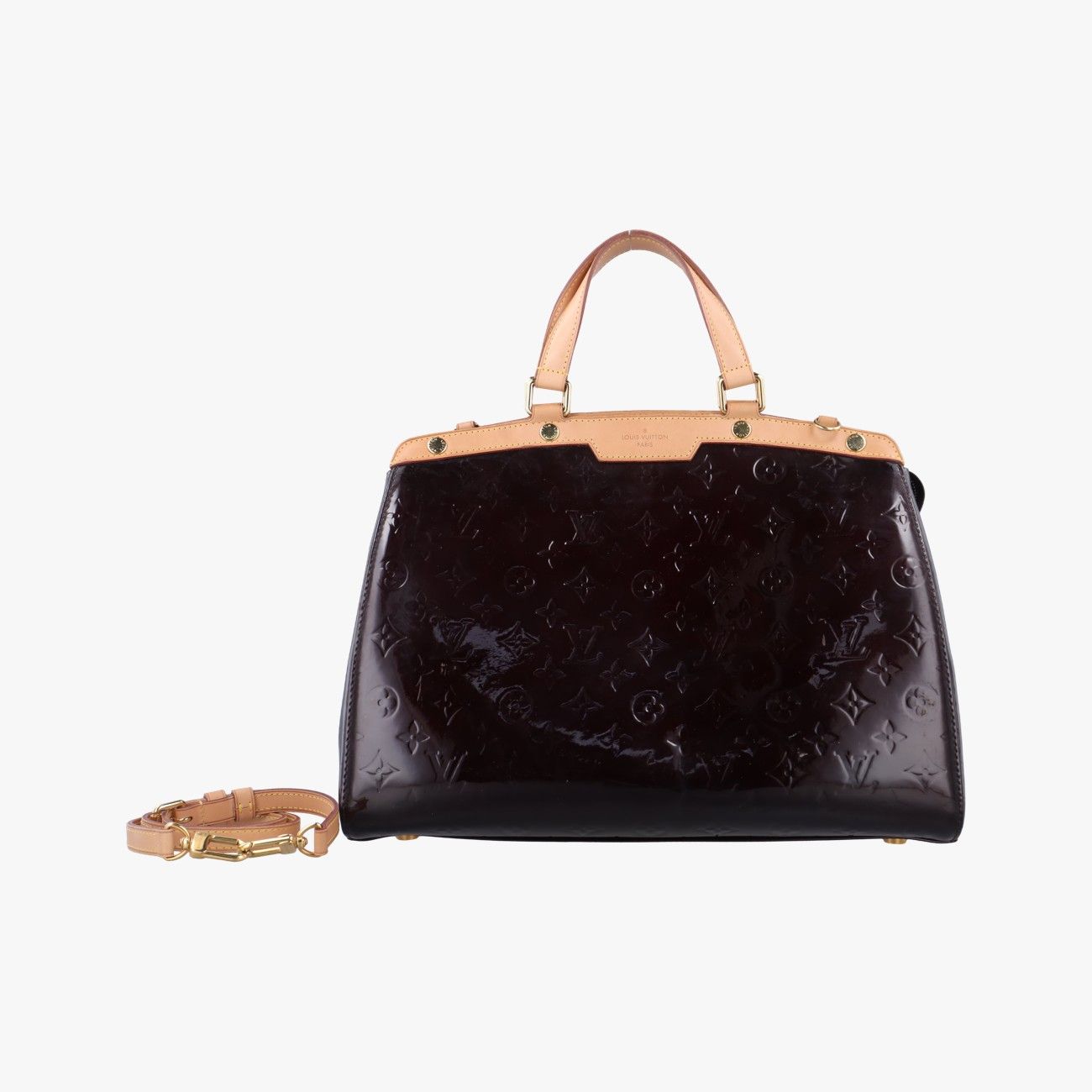 ルイヴィトンLouis Vuittonブ MM アマラント ヴェルニ M91619 SR0142