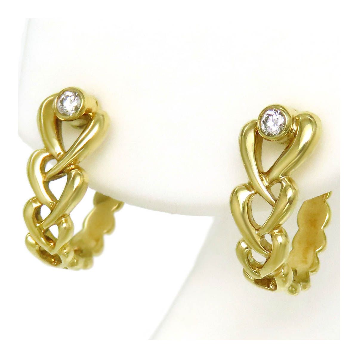 ジュエリー ダイヤモンド イヤリング ブランドオフ JEWELRY K18  