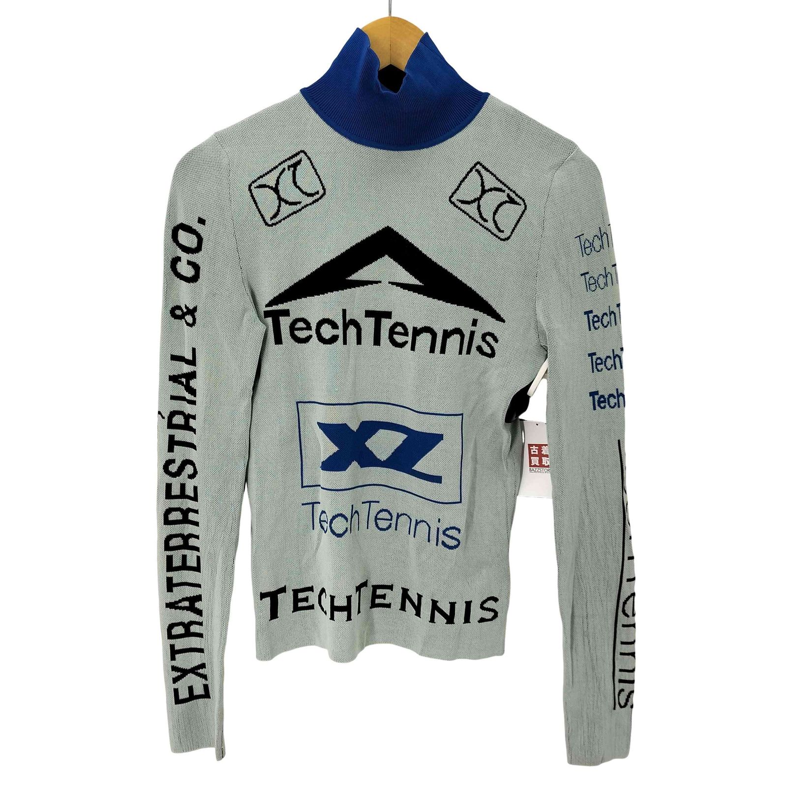 ザンダーゾウ XANDER ZHOU Tech Tennis レーヨン混 ハイネックニット