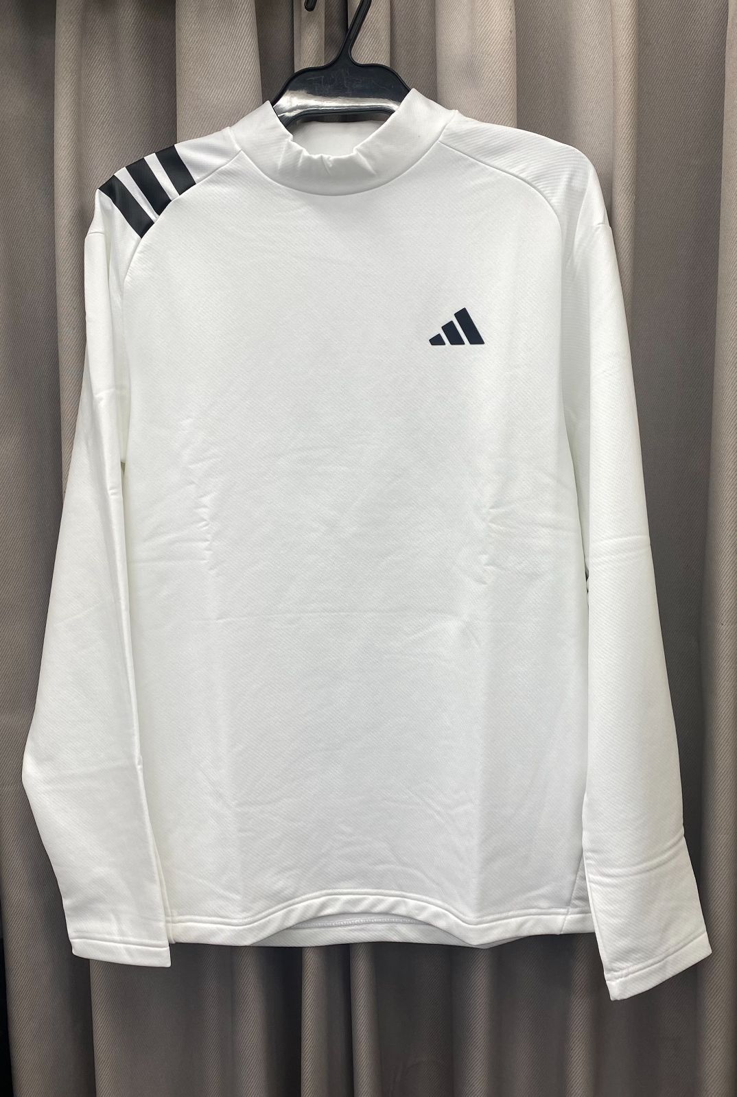 ♥品 アディダス COLD .RDY スリーストライプス 長袖モックシャツ JVV04 メンズ ゴルフウェア ゴルフ 2025秋冬モデル adidas 葛西店