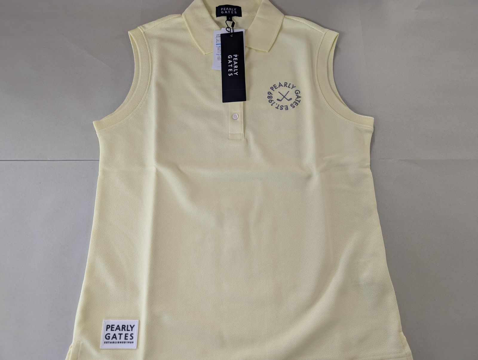 PEARLY GATES♡ノースリーブまとめ売り PEARLY GATES ノースリーブシャツ サイズ1 ネイビー美品