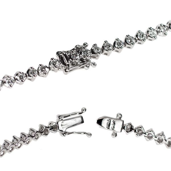Pt900 ダイヤモンド ブレスレット 1.85ct テニス - メルカリ