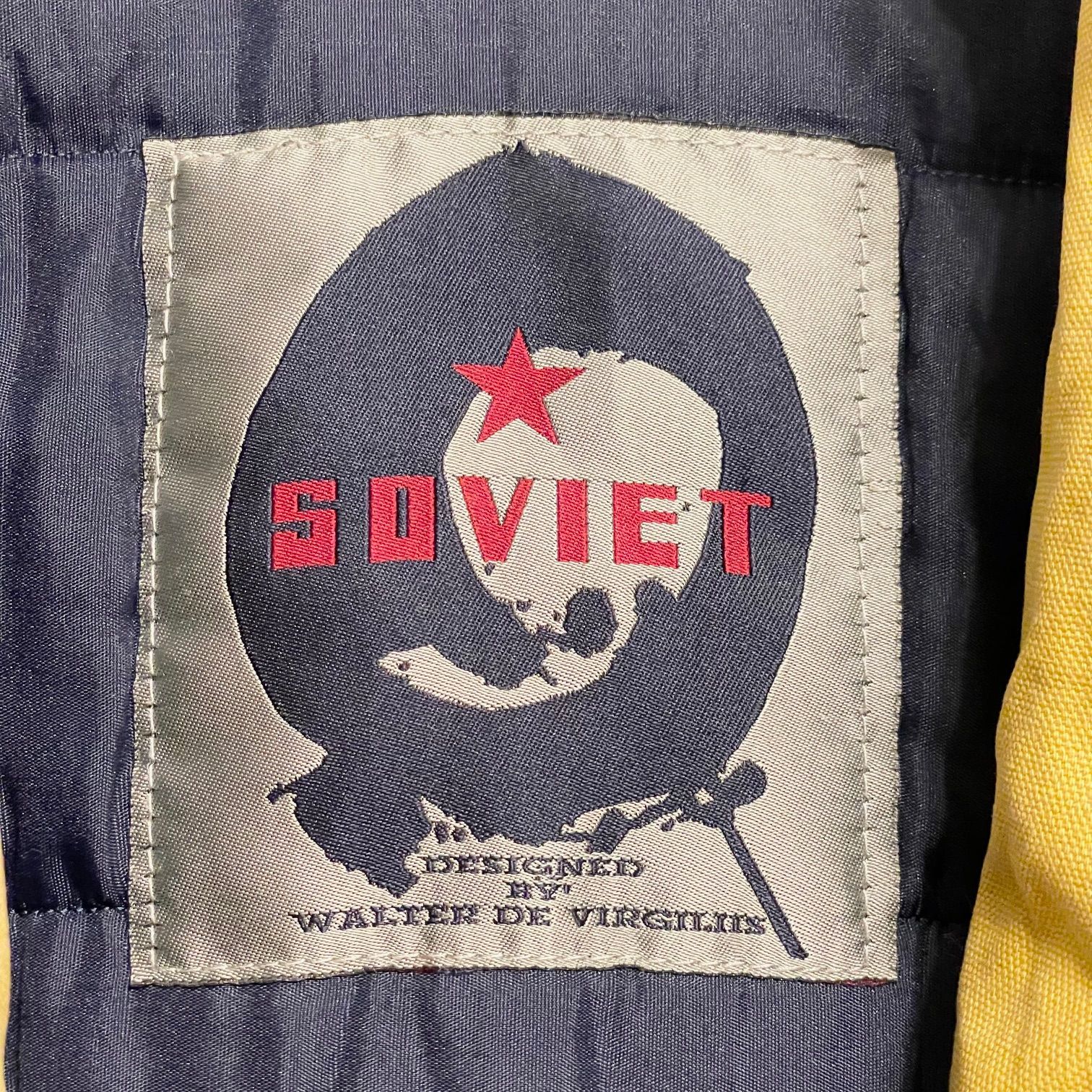 MADE IN ITALY製 90s SOVIET by WALTER DE VIRGILIIS ダック生地 