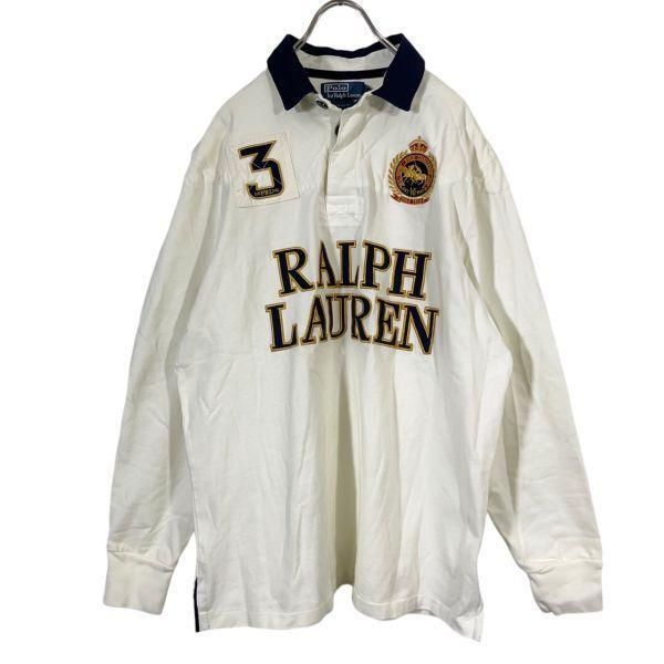 ♥品 ポロラルフローレン Lサイズ ラガーシャツ ポロシャツ 刺繍