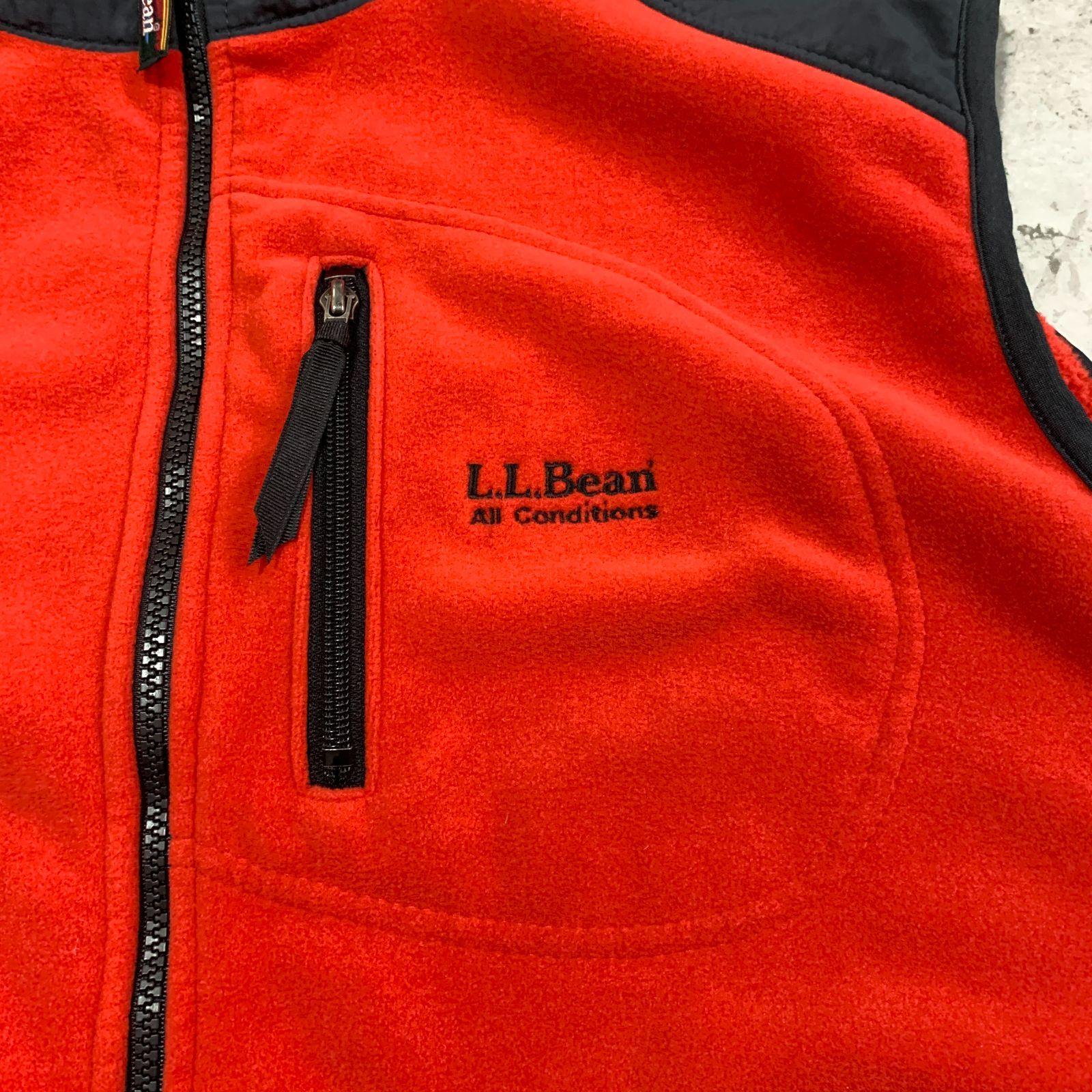 90~00s USA製 L.L.Bean All Conditions 2tone Fleece Vest エルエルビーン オールコンディション  2トーン フリースベスト - メルカリ