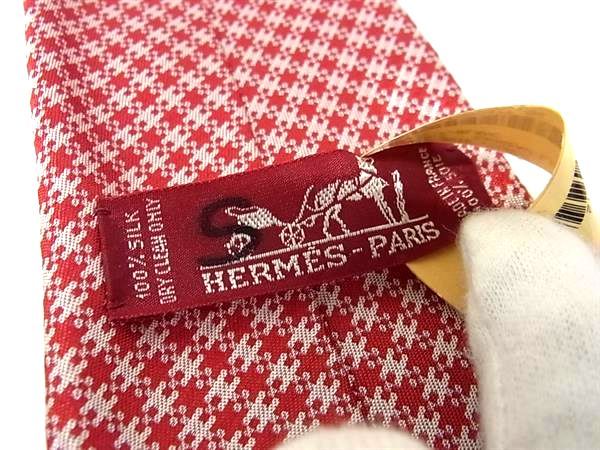 □新品□未使用□ HERMES エルメス シルク100% 総柄 ネクタイ ビジネス